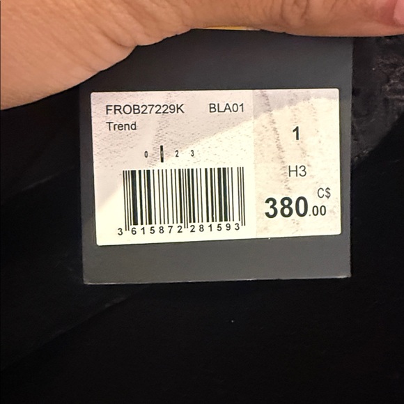 The Kooples Short Black Velvet Dress with Bijou Buttons. - Picture 11 of 15